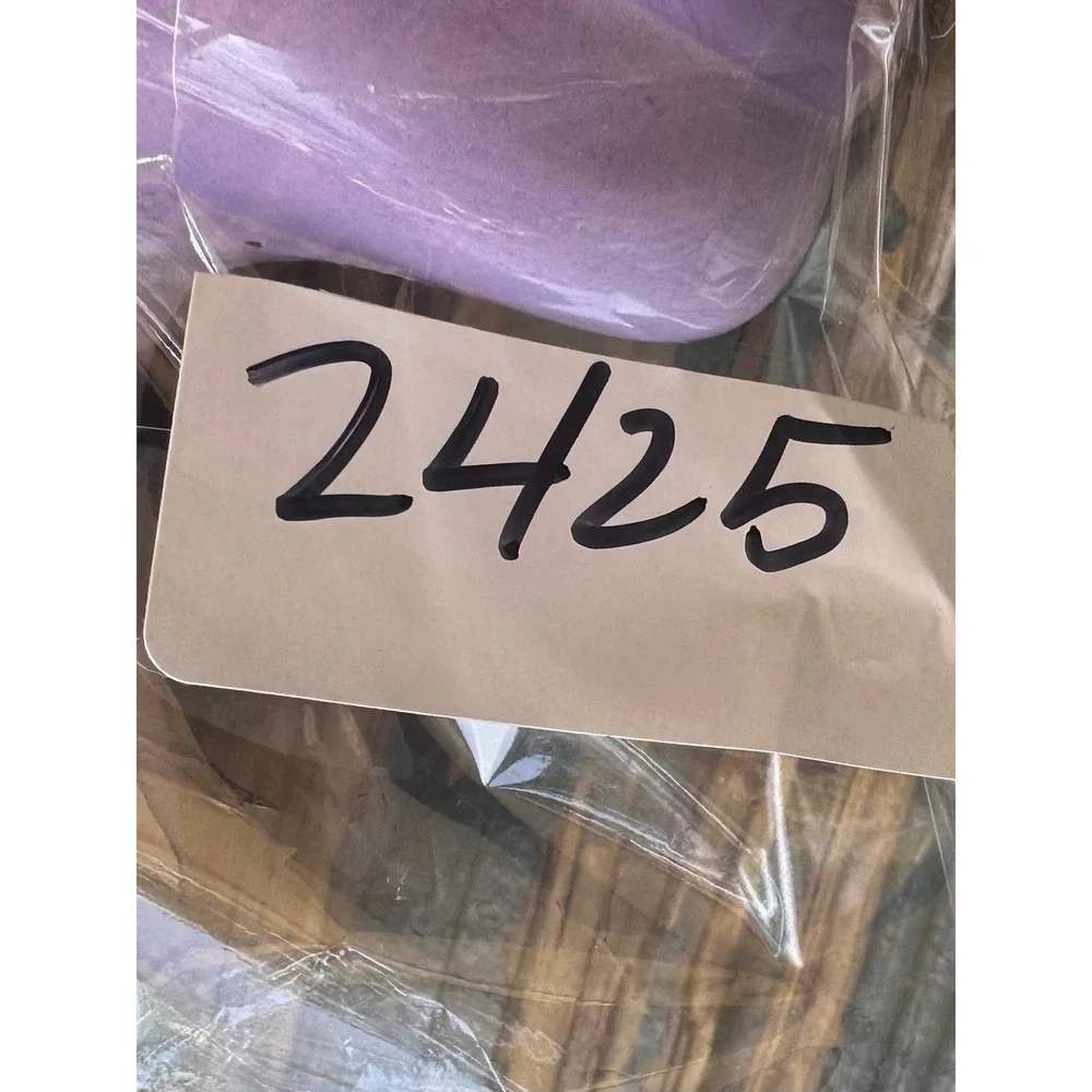 Lavender Purple Ceramic Rain Boot Planter Vase Glossy Glaze Cottagecore Decor
